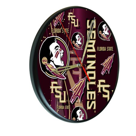 Florida State 13 Solid Wood Clock